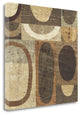 "Modern Geometric Neutral I" By Michael Mullan, Giclee on Gallery Wrap Canvas