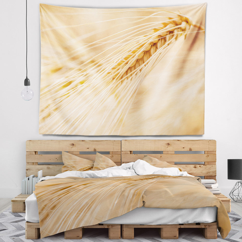 Cereal Plants Barley Floral Wall Tapestry, 39"x32"