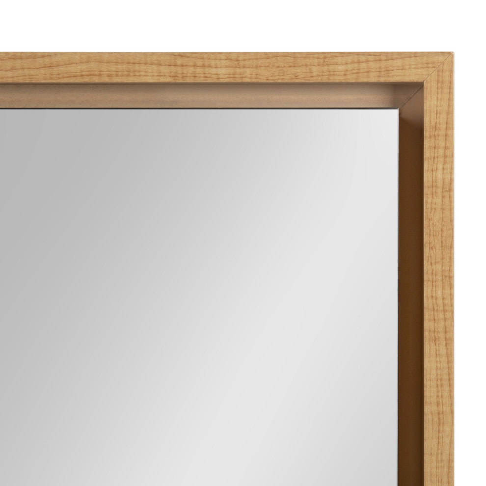 Evans Free Standing Floor Mirror with Easel, Natural 18x58
