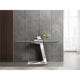 Cecilia console table in stainless glass.