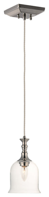 Maxim Lighting Centennial 1-Light Pendant, Polished Nickel