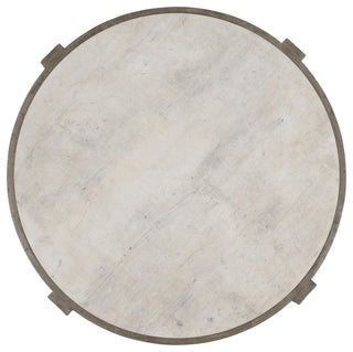 Sonoma 52" Round Reclaimed Pine Coffee Table, Distressed Gray
