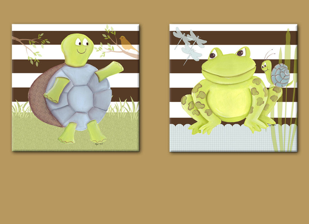 Turtle on Stripes