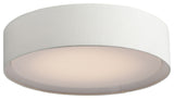 Maxim 10222 Prime 20"W LED Flush Mount Drum Ceiling Fixture - Oatmeal Linen