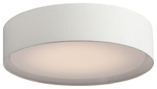 Maxim 10222 Prime 20"W LED Flush Mount Drum Ceiling Fixture - Oatmeal Linen