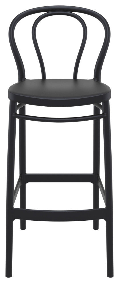 Victor Bar Stool, Set of 2, Black