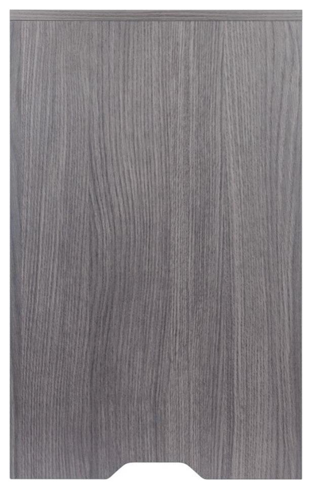 Nova 1-Drawer Storage Cabinet, Charcoal