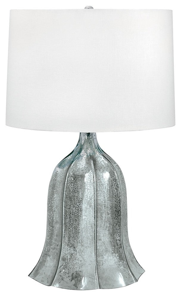 Fluted Mercury Glass Table Lamp