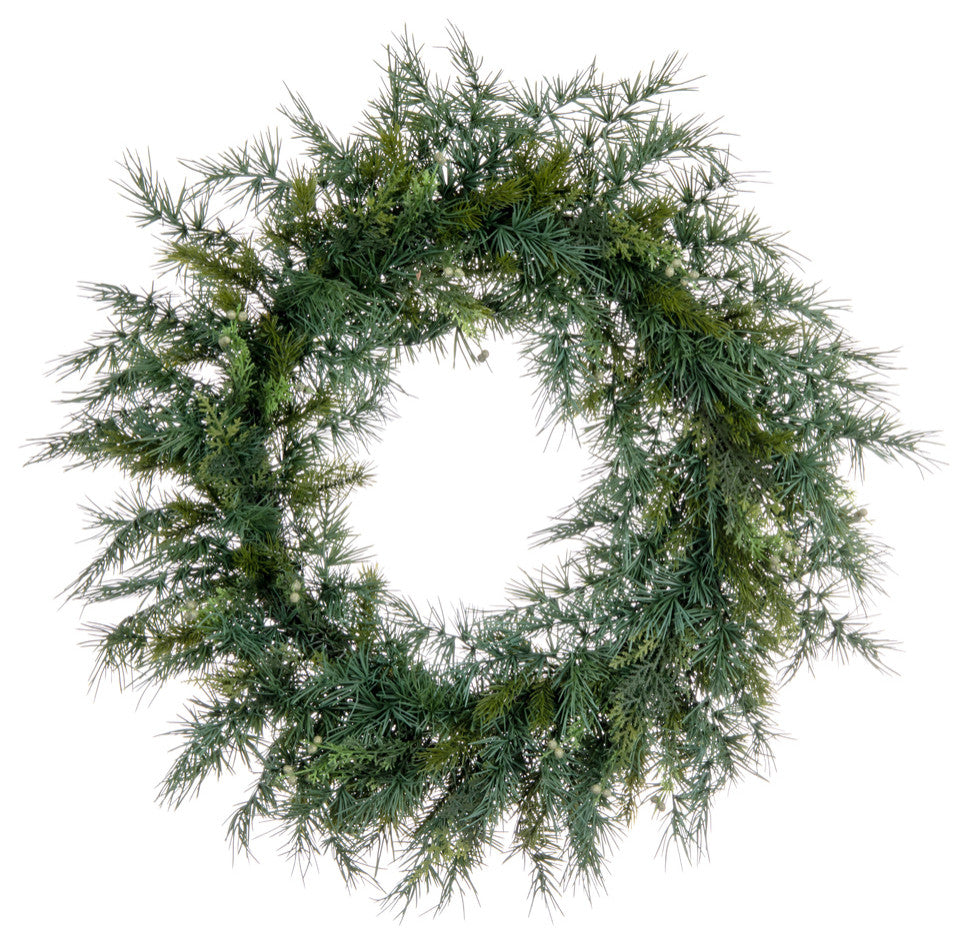 Vickerman 28" Mixed Fern Cedar Wreath
