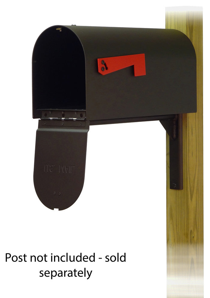 Titan Steel Curbside Mailbox With Ashley Front Single Mailbox Mounting Bracket