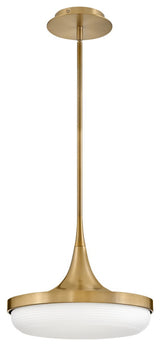 Elsa LED Convertible Pendant, Lacquered Brass