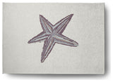Starfish Nautical Chenille Rug