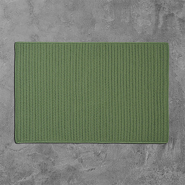 Colonial Mills Rug Simply Home Solid Moss Green Square