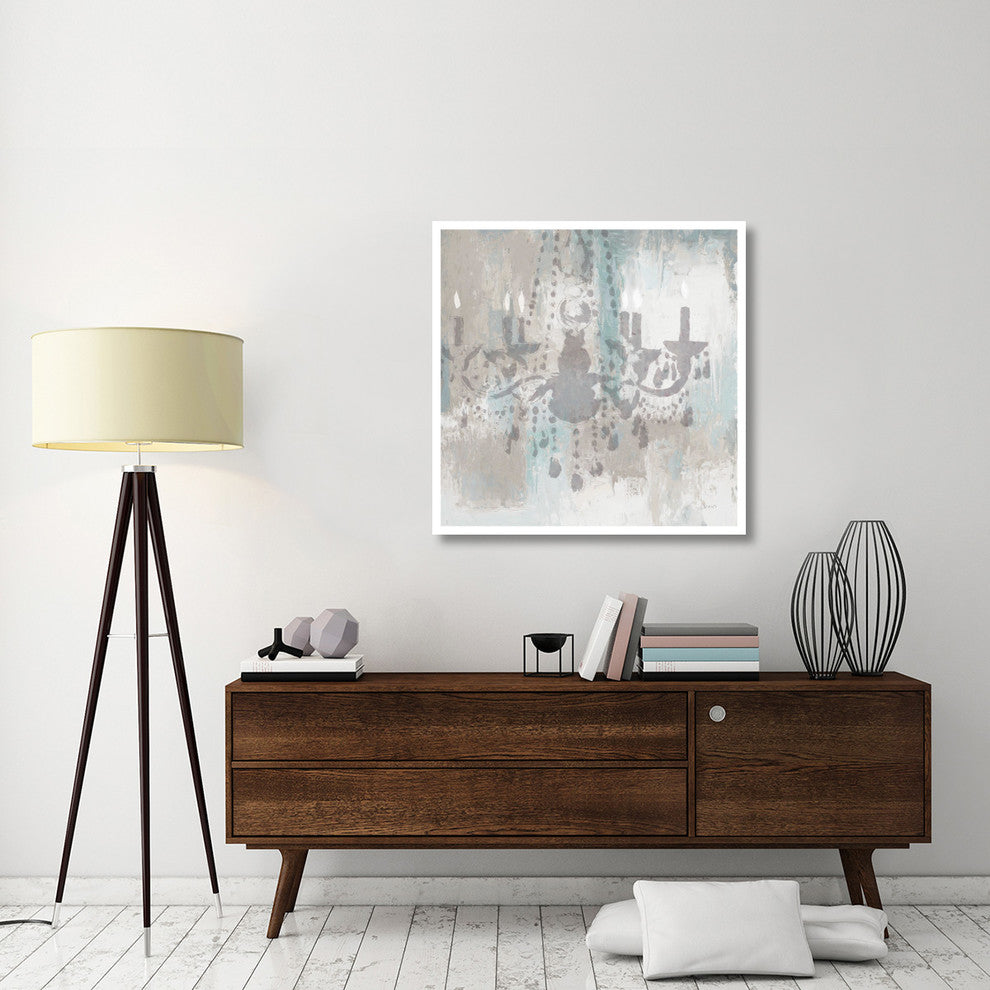 "Candelabra Teal I" Digital Paper Print by James Wiens, 38"x38"