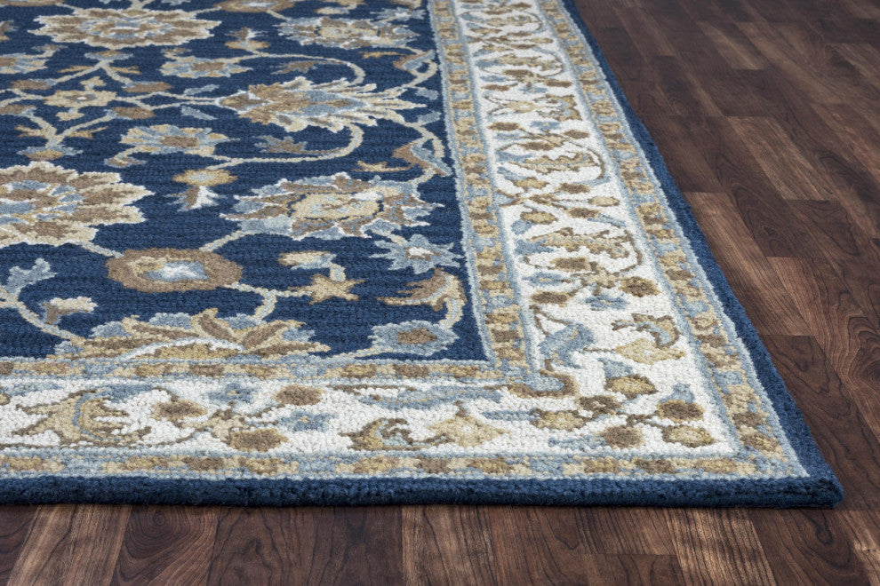 Rizzy Home AL2823 Ashlyn Area Rug 9'x12' Blue