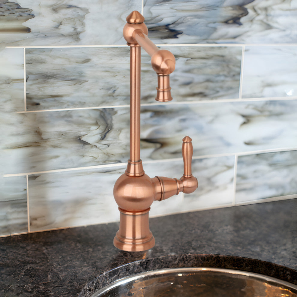 One-Handle Copper Drinking Water Filter Faucet Instant Hot Water Tank Dispenser