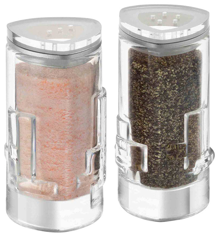 Revere Crystal Salt and Pepper Shakers -, Set of 2