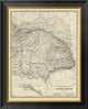 "Austria East, 1861" Framed Canvas Giclee by Alexander Keith Johnston, 21x26"