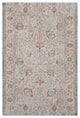 8' X 10' Beige Floral Stain Resistant Indoor Outdoor Area Rug
