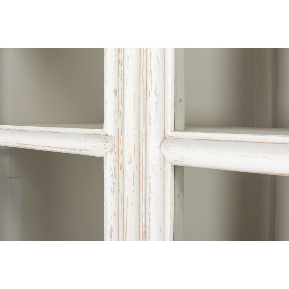 Country Painted Display Cabinet