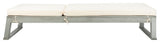 Safavieh Solano Sunlounger, Gray/White