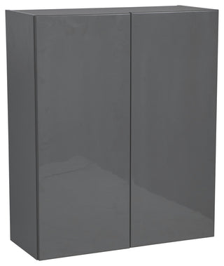 30 x 36 Wall Cabinet-Double Door-with Grey Gloss door