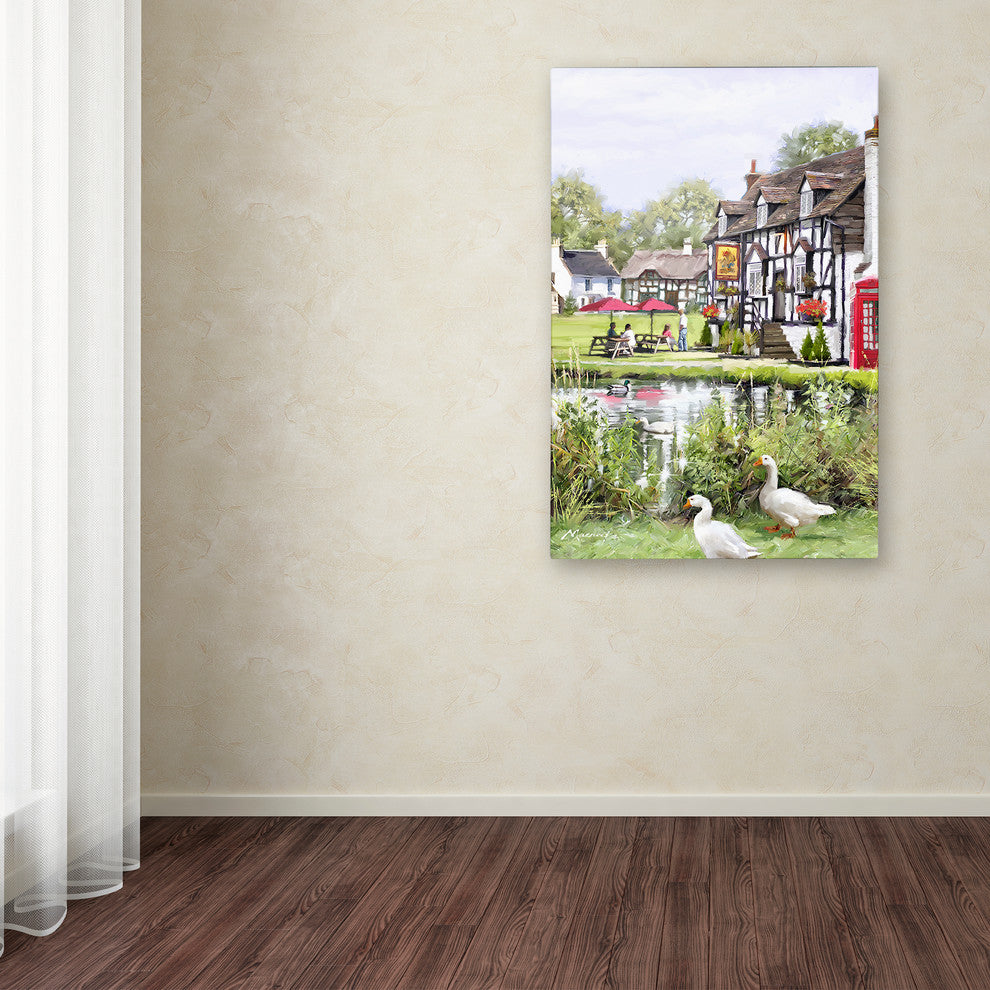 The Macneil Studio 'Village Pub' Canvas Art, 47"x30"