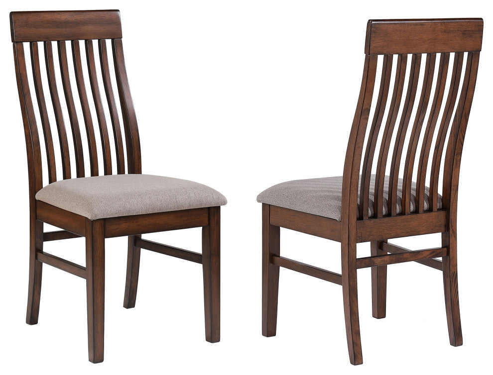 Briarwood Wood Dining Side Chair Mango Oak, Set of 2