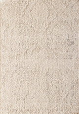Quartz 27020-110 Area Rug, Ivory And Beige, 2'2"x7'7" Runner