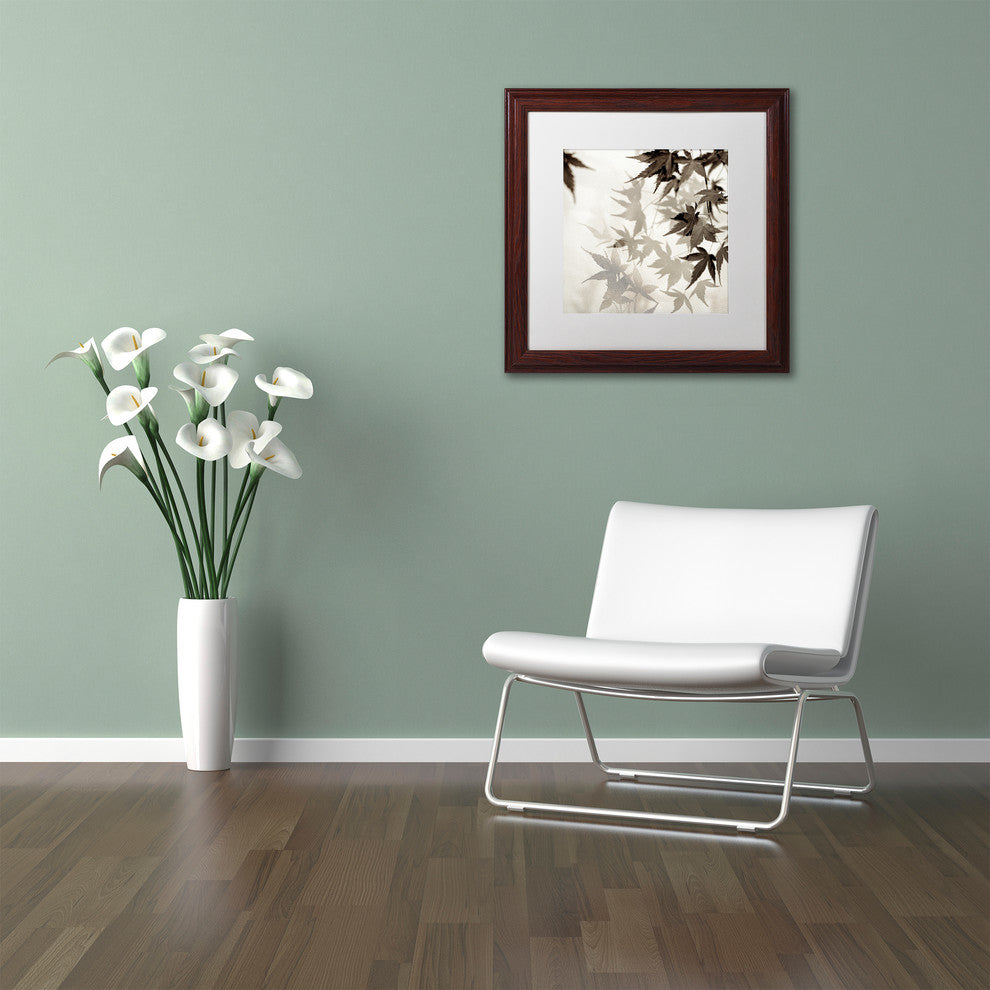 Alan Blaustein 'Florison 57' Art, Wood Frame, White Mat, 11x11