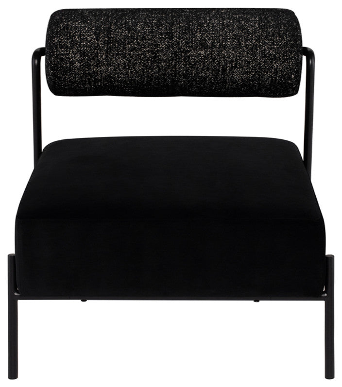 Marni Salt & Pepper Fabric Occasional Chair