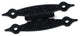 Colonial H Hinge - Black