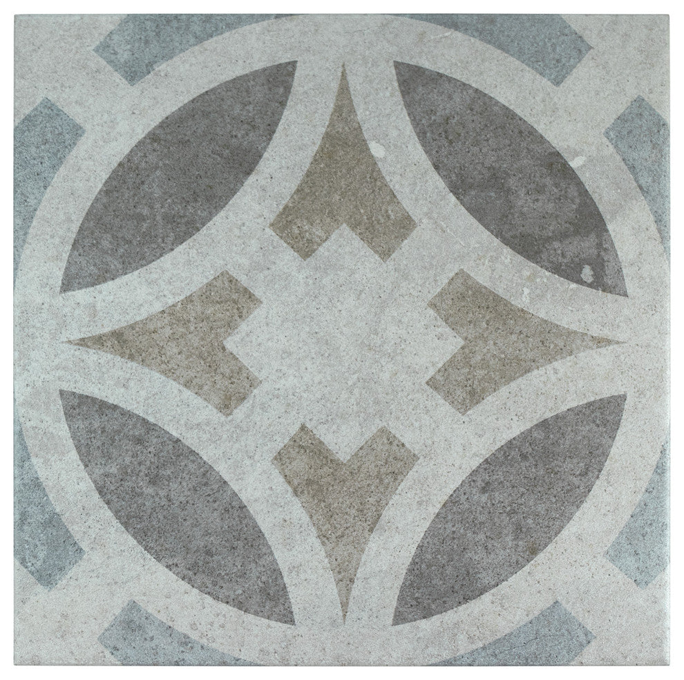 Llanes Ceramic Floor and Wall Tile, Mix, Sample