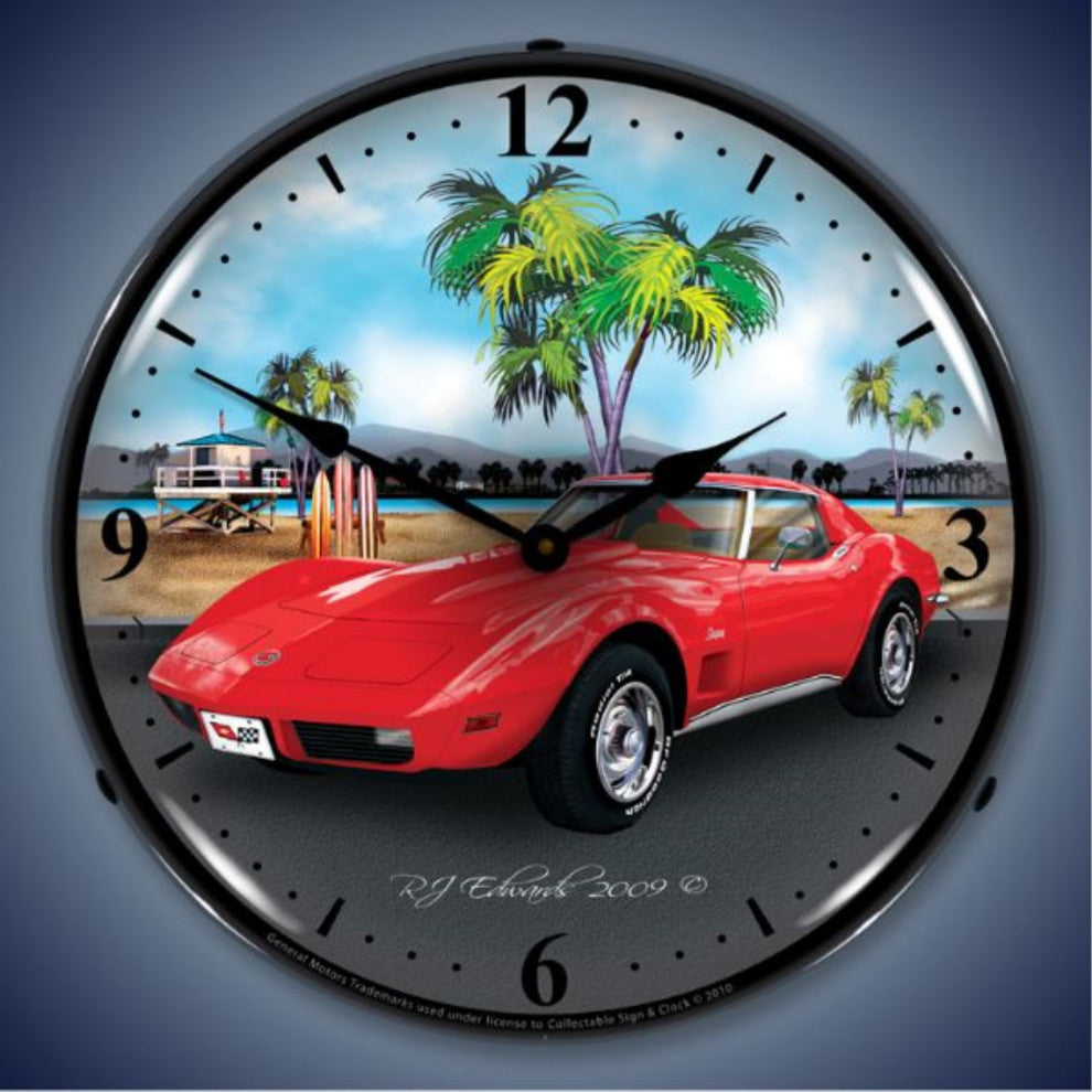 GMRE910228 1973 Corvette Clock