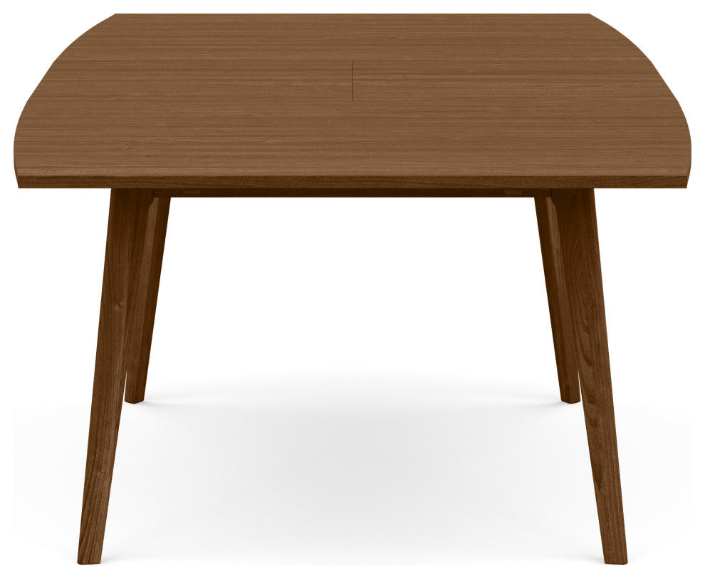 Copeland Catalina Four Leg Extension Table, Natural Walnut, 46x72