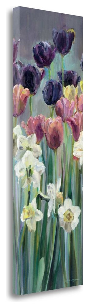 "Grape Tulips Panel II" By Marilyn Hageman, Giclee Print on Gallery Wrap Canvas