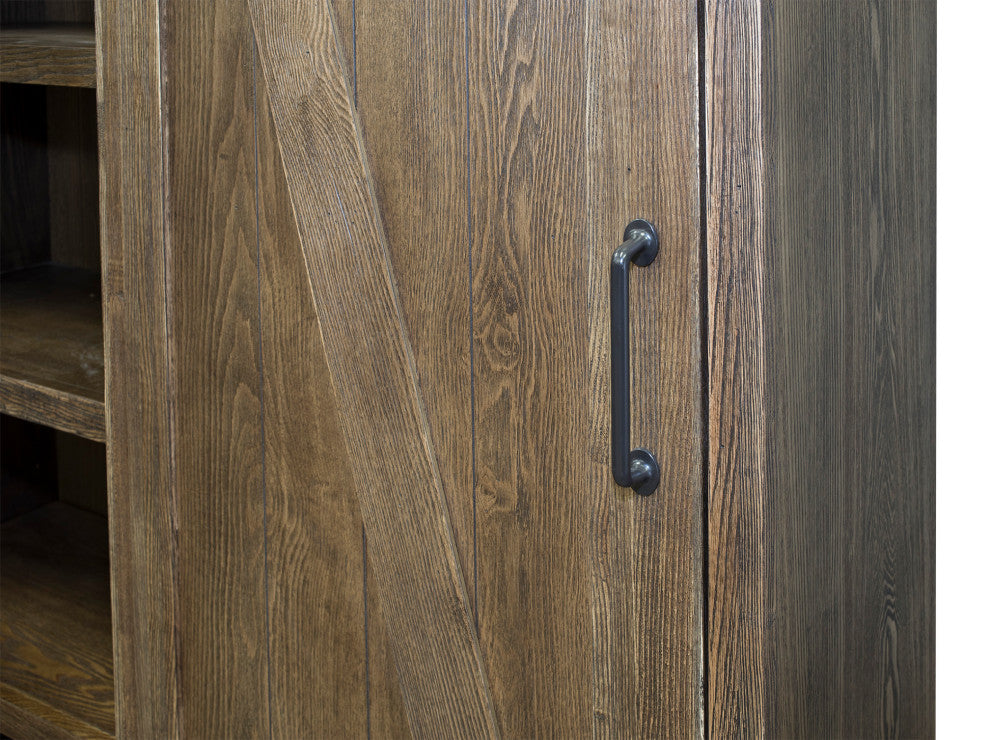 Avondale Rustic Barn Door Bookcase