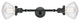 INNOVATIONS 208L-BK-G324 2-Light Bath Vanity Light Matte Black