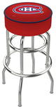 Holland L7C1 Montreal Canadiens 30" Double-Ring Bar Stool - Chrome