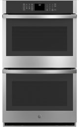 GEÂ® 30" Smart Built-In Self-Clean Double Wall Oven with Never-Scrub Racks