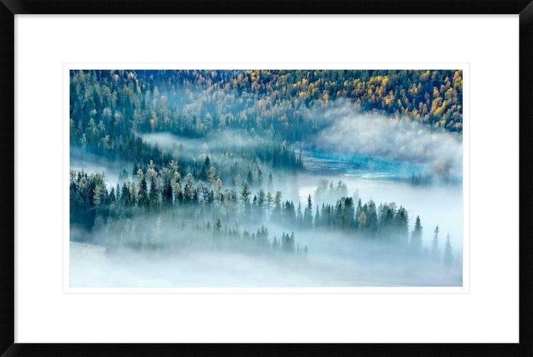 "Magic Bay" Framed Digital Print by Hua Zhu, 30"x20"