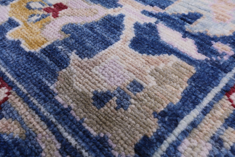 Turkish Oushak Handmade Wool Rug 10' 0" X 14' 1" - Q13443
