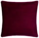 Surya Velvet Glam Burgundy Pillow Shell With Polyester Insert 20"H X 20"W