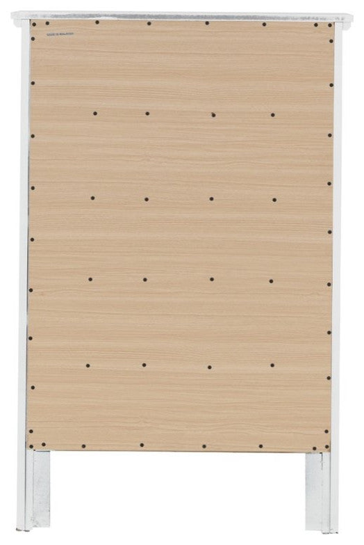 Glory Furniture Primo 5 Drawer Chest in White
