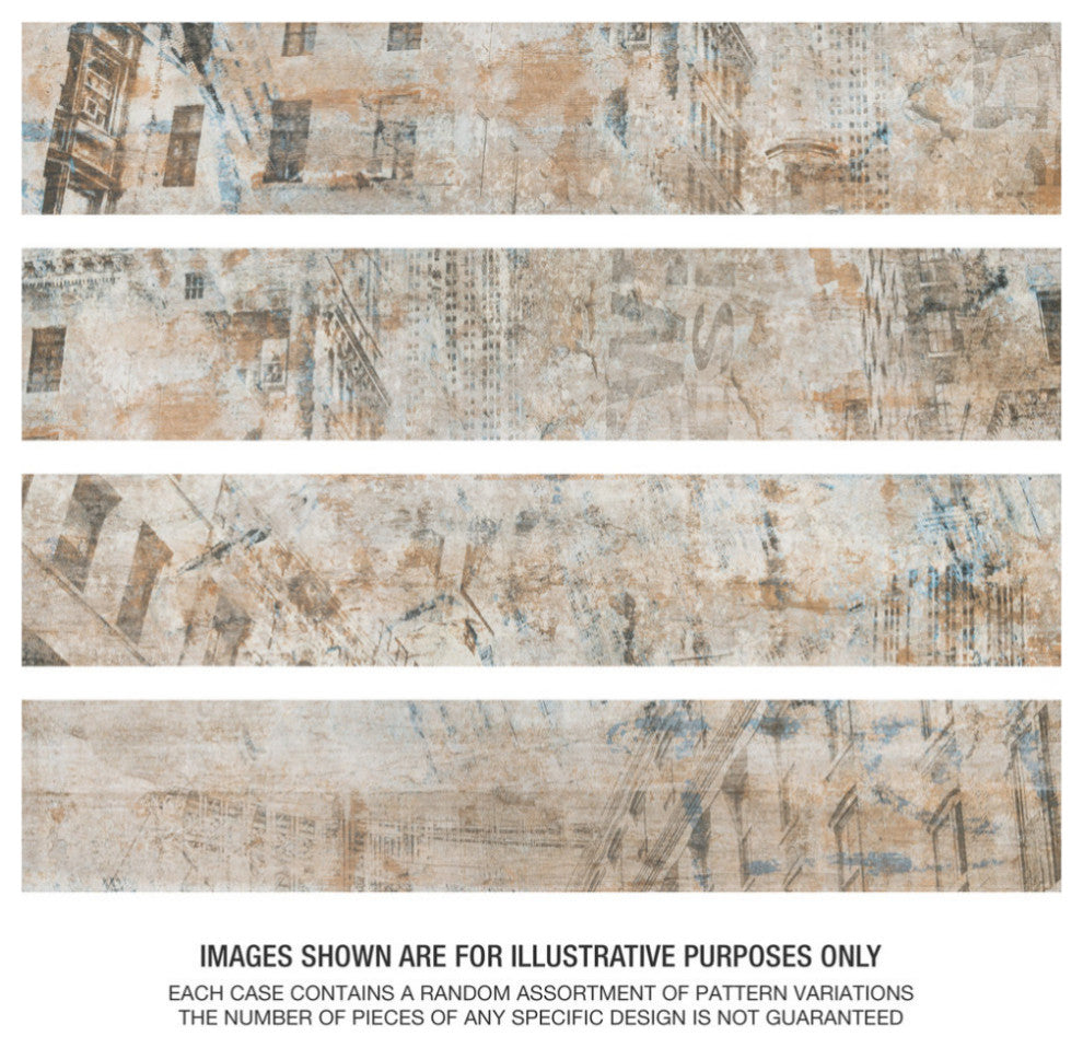 Cava Deco Porcelain Floor and Wall Tile, 60.75 sqft./pallet
