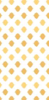 Ikat Dot Stripes Decorative Holiday Print Bath Towel, Yellow