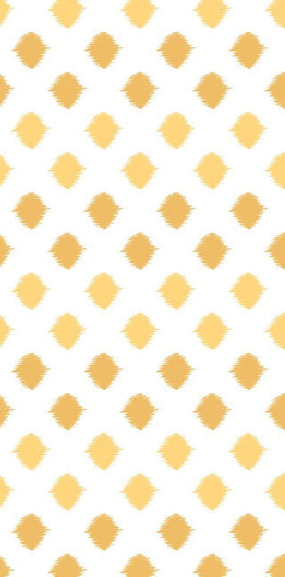 Ikat Dot Stripes Decorative Holiday Print Bath Towel, Yellow