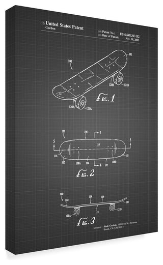 "Skate Board" by Cole Borders, Canvas Art, 47"x35"