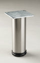Pmi Como 6" to 7" Adjustable Cabinet Leg, Chrome
