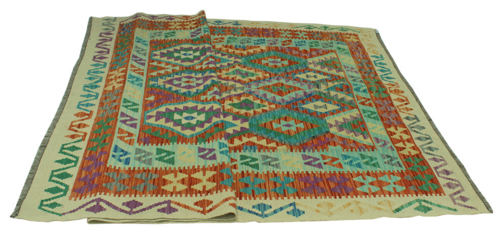 Sangat Kilim Gwandoya Ivory Rug